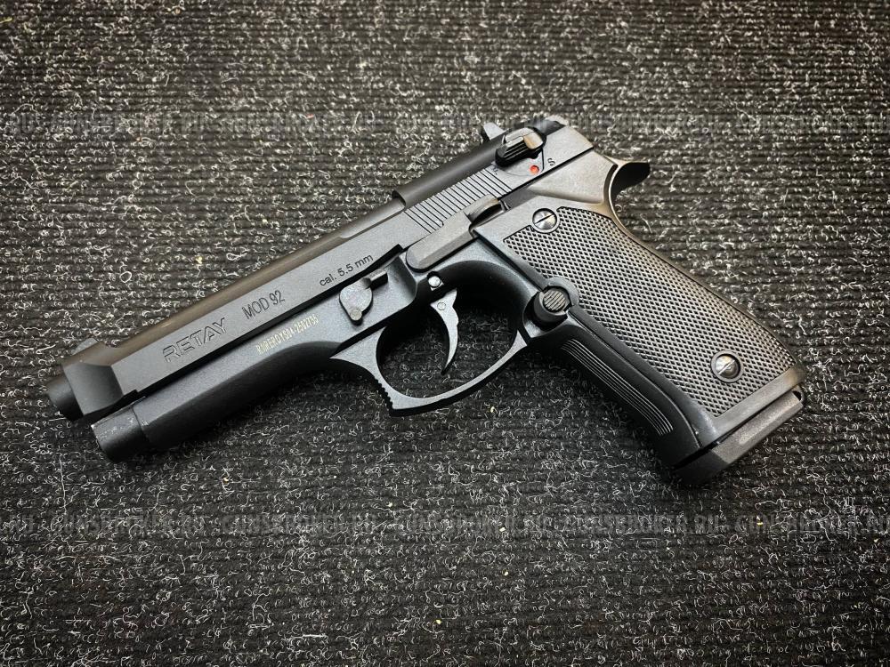 Сигнальный пистолет Retay MOD92 (Beretta) кал. 5,5 мм под 10ТК, черный