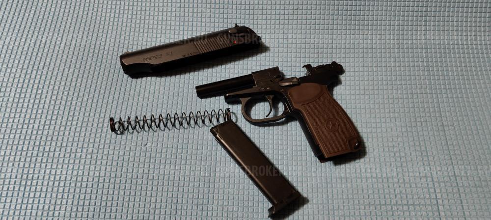 Сигнальный пистолет Retay ПМ 5.5 мм (PM 10 ТК, Пистолет Макарова)