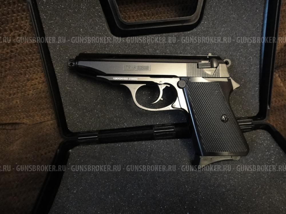 Сигнальный пистолет Walther PPK-S Kurs 5,5 мм под патрон 10ТК.