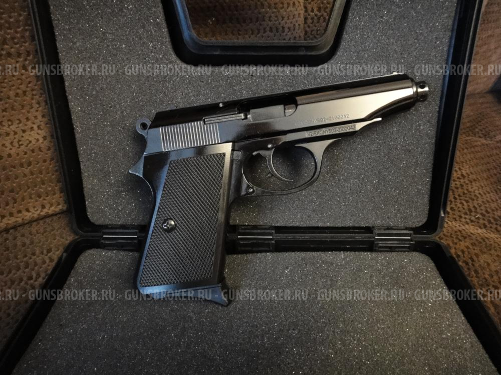 Сигнальный пистолет Walther PPK-S Kurs 5,5 мм под патрон 10ТК.