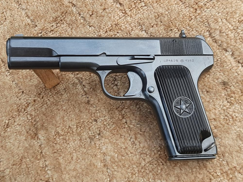 Пистолет охолощенный модели ТТ-СХ 10х31 1952 г. в отличном состоянии, новый