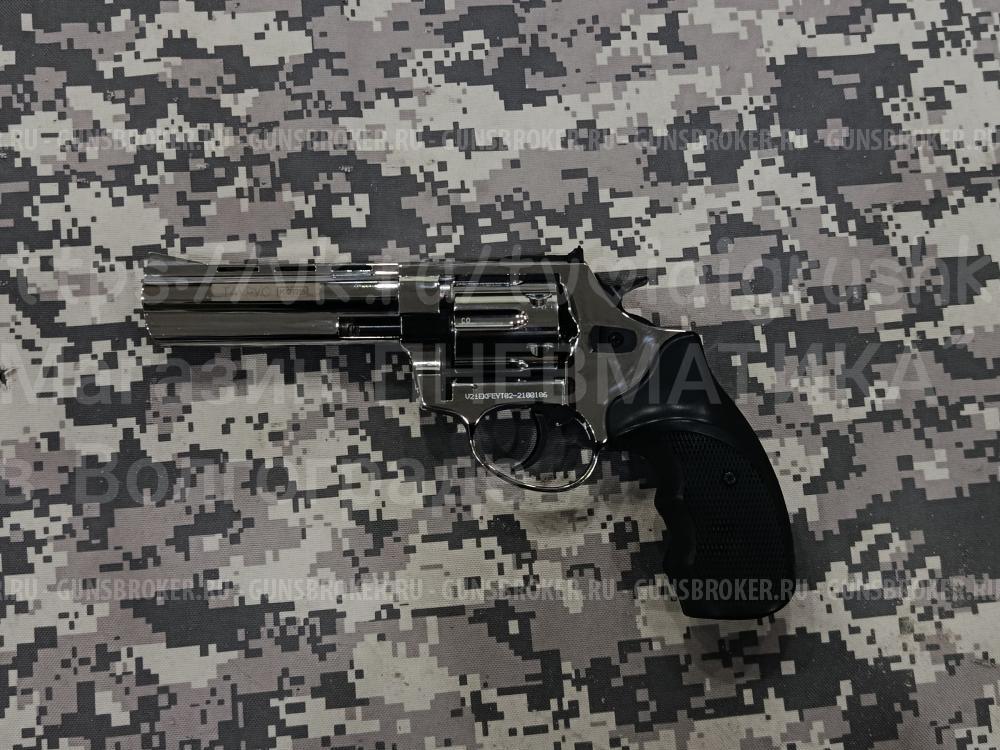 Сигнальный револьвер Taurus-S KURS (Smith & Wesson 4,5”) 5,5 мм под 10ТК, хром 