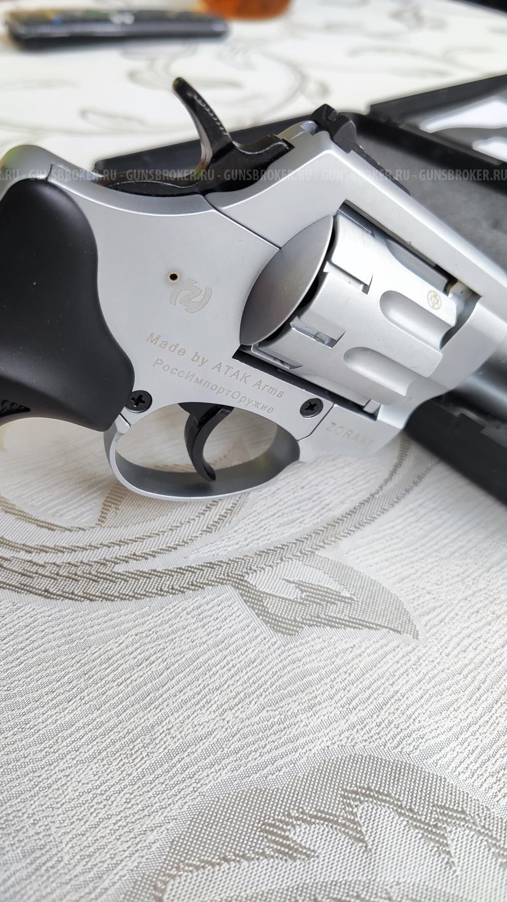 Сигнальный револьвер ZORAKI Lom-S Хром, 5,6 мм (HILTI)