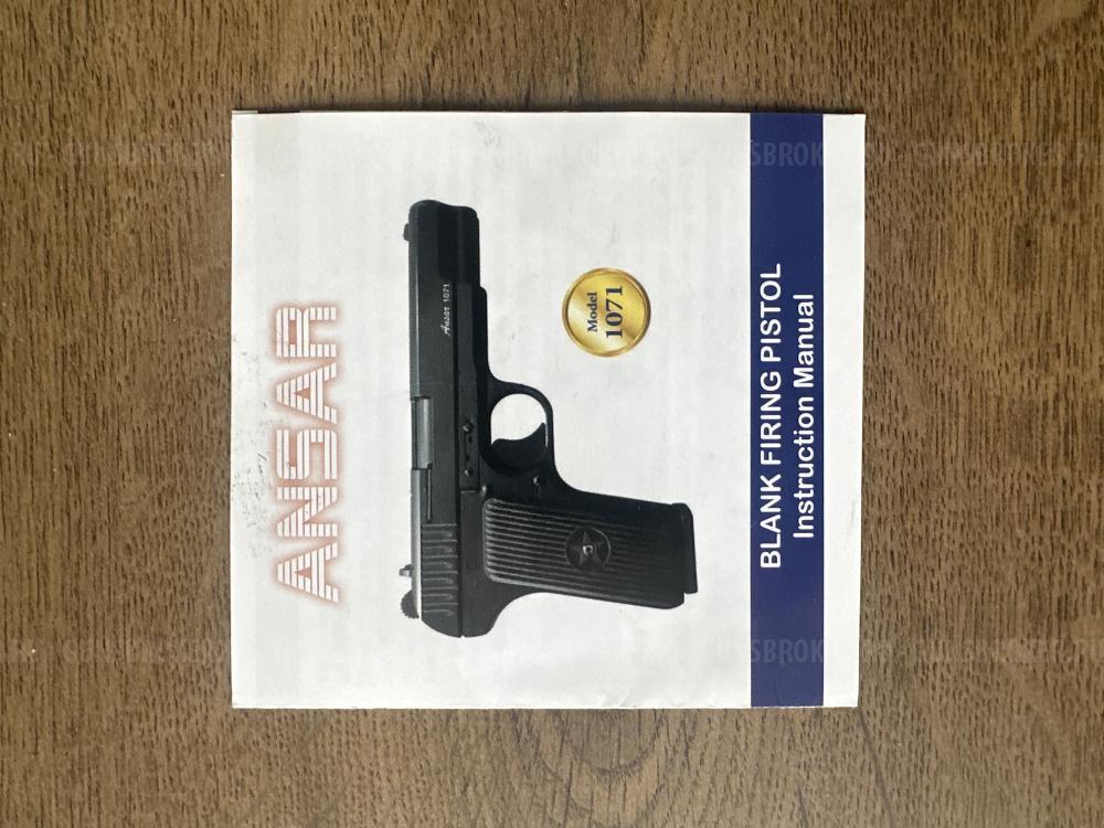 Сигнальный ТТ 9 мм ANSAR