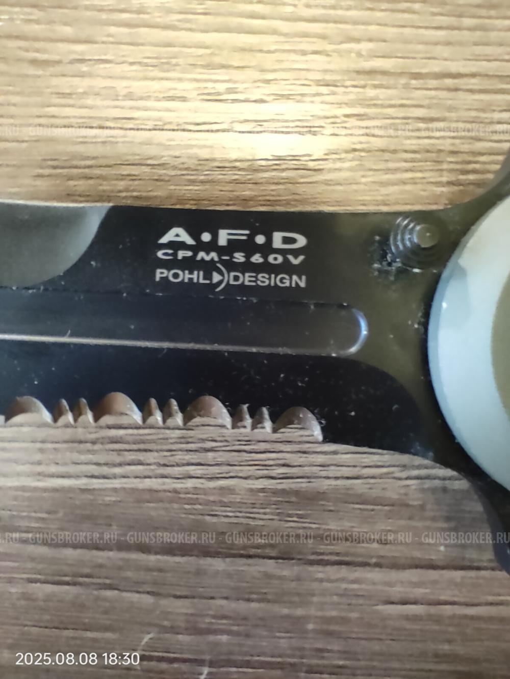 Складной нож Boker AFD Pohl Design CPM60V