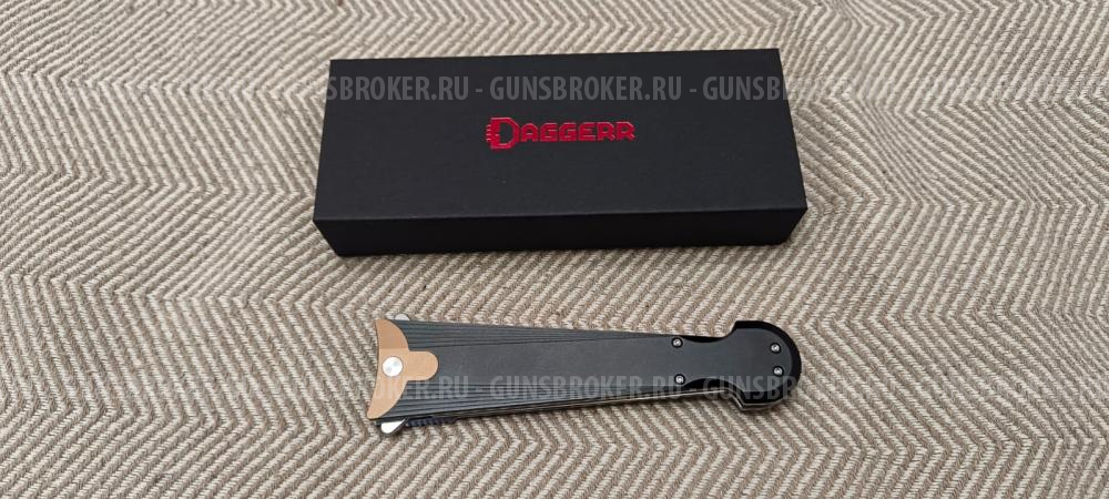 Складной нож  Daggerr Knives, Cinquedea black aluminum VG10. 