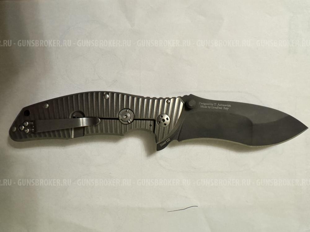 Складной нож DENDRA KNIVES TIGER JUMP 4PVD-CF