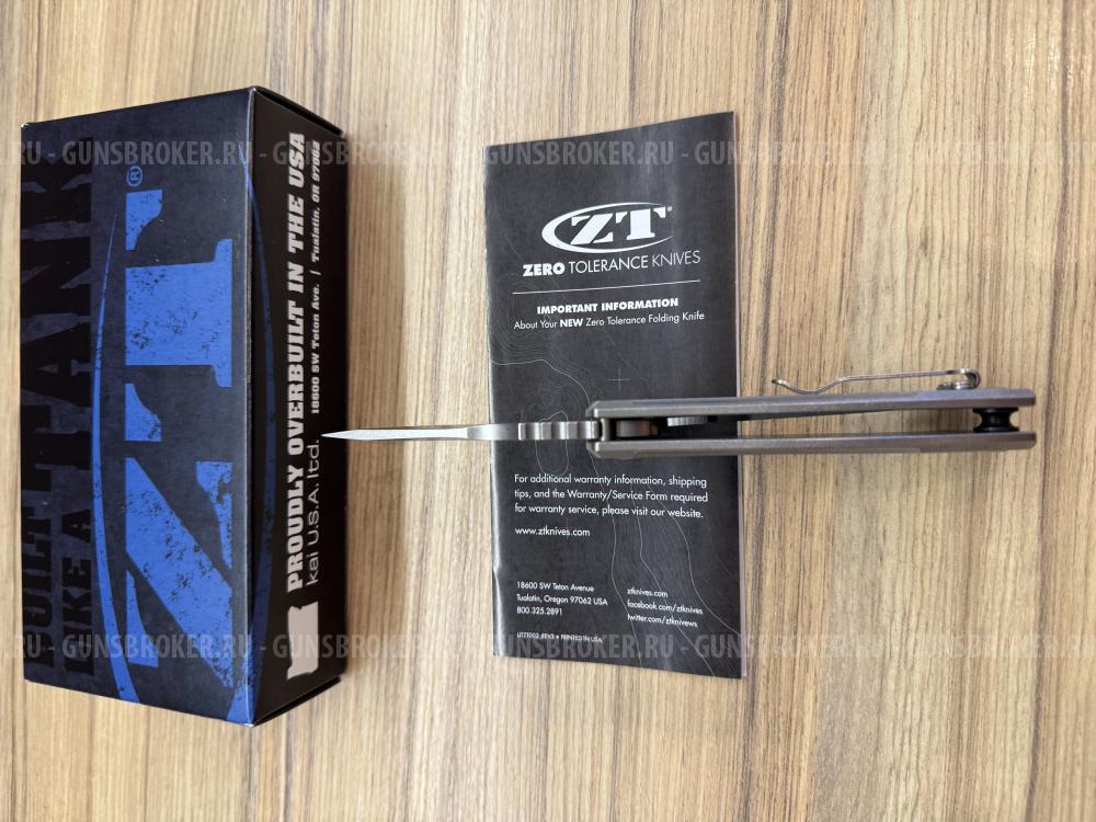 Складной нож-флиппер Zero Tolerance Les George (ZT 0900)