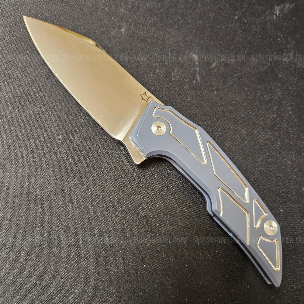 Складной нож Fox knives Phoenix Titanium Blue FX-531 оригинал новый