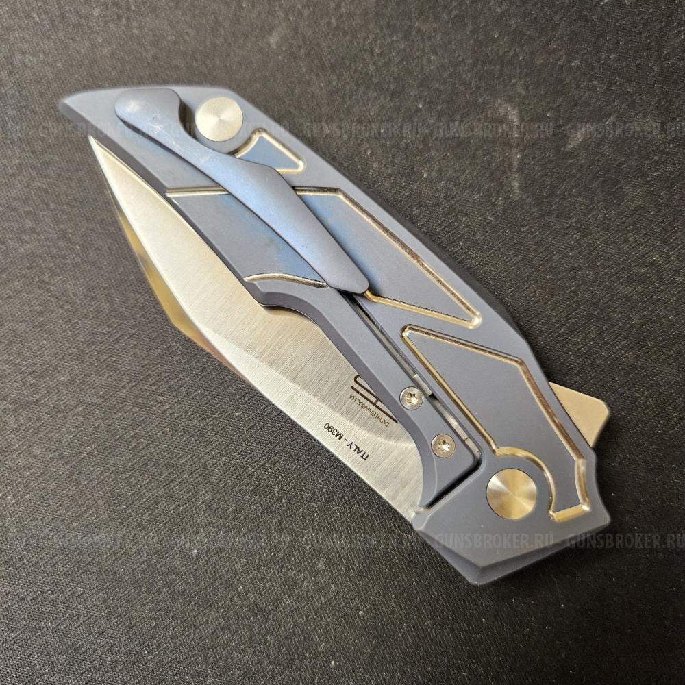 Складной нож Fox knives Phoenix Titanium Blue FX-531 оригинал новый