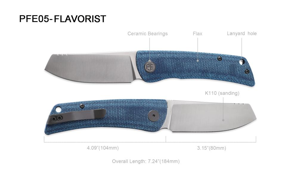 Складной нож Petrified Fish PFE05 Flavorist CLEAVER