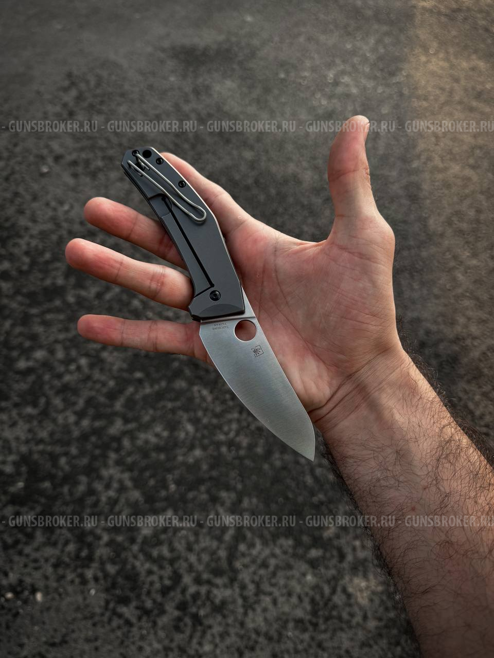  Складной нож Spyderco SpydieChef титан