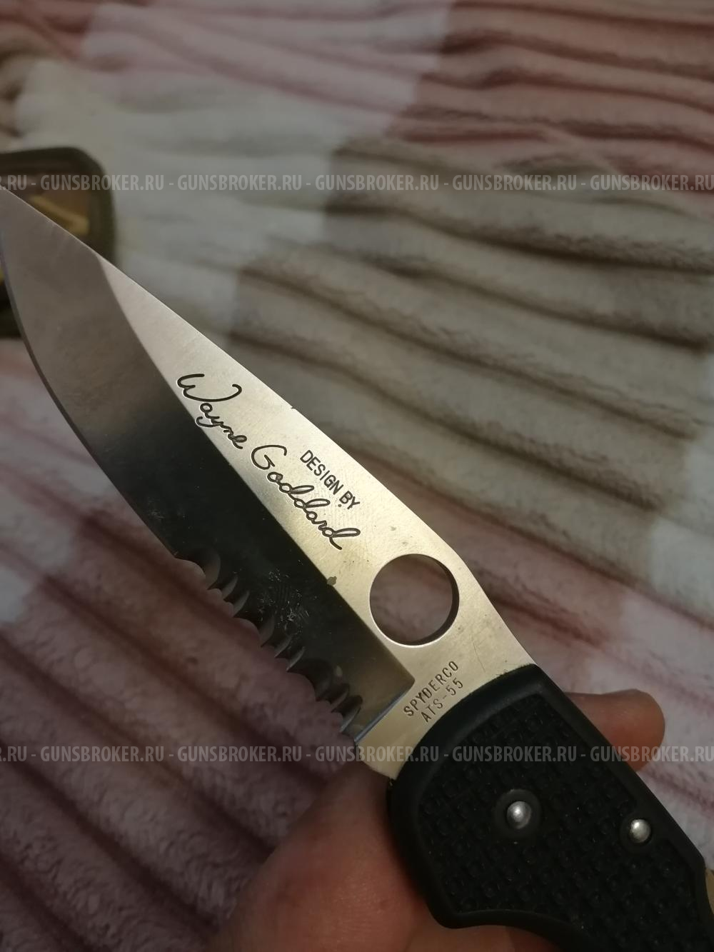 Складной ножь Spyderco Wayne Goddard