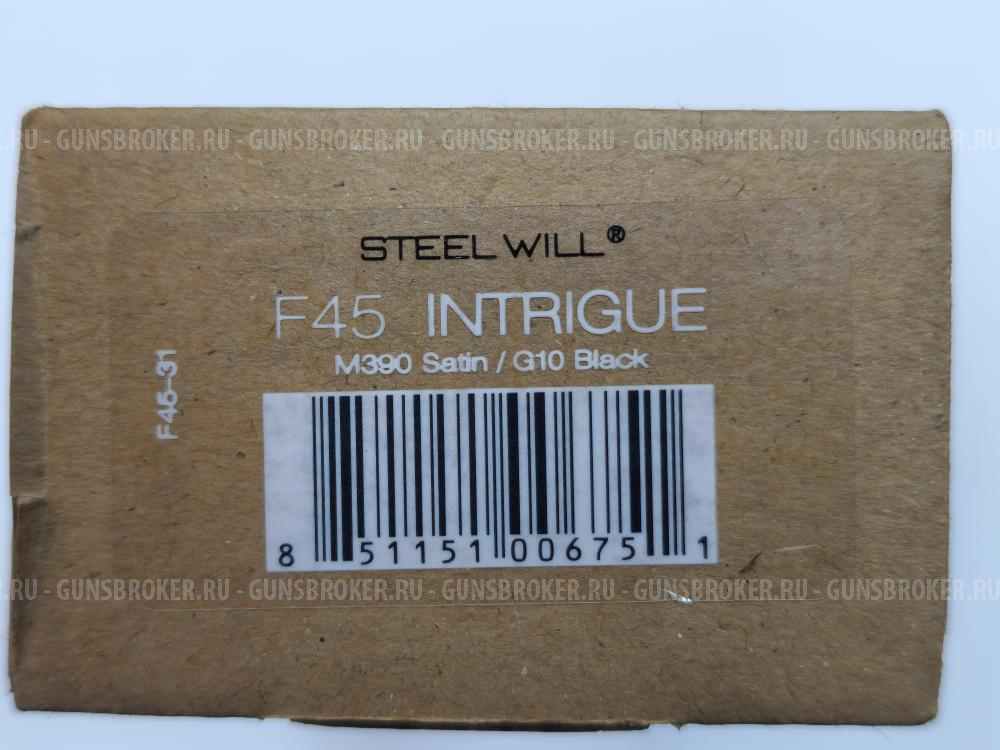 Складной нож Steel Will F45-31 Intrigue сталь M390, рукоять Black G10 ...