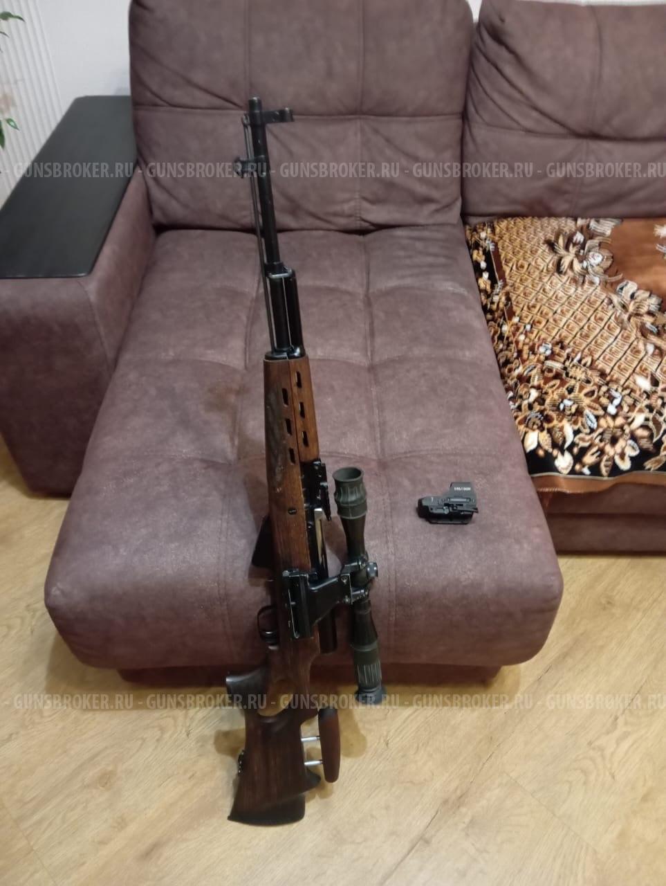 СКС к.7,62-39 и калиматор