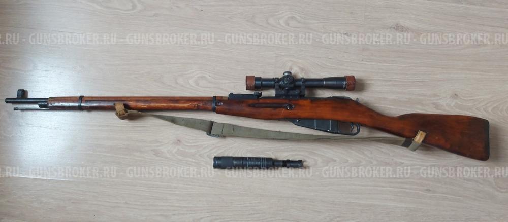 Снайперская винтовка Мосина ПЕ БРАМИТ СХП 1943 год