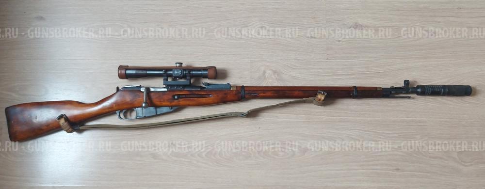 Снайперская винтовка Мосина ПЕ БРАМИТ СХП 1943 год