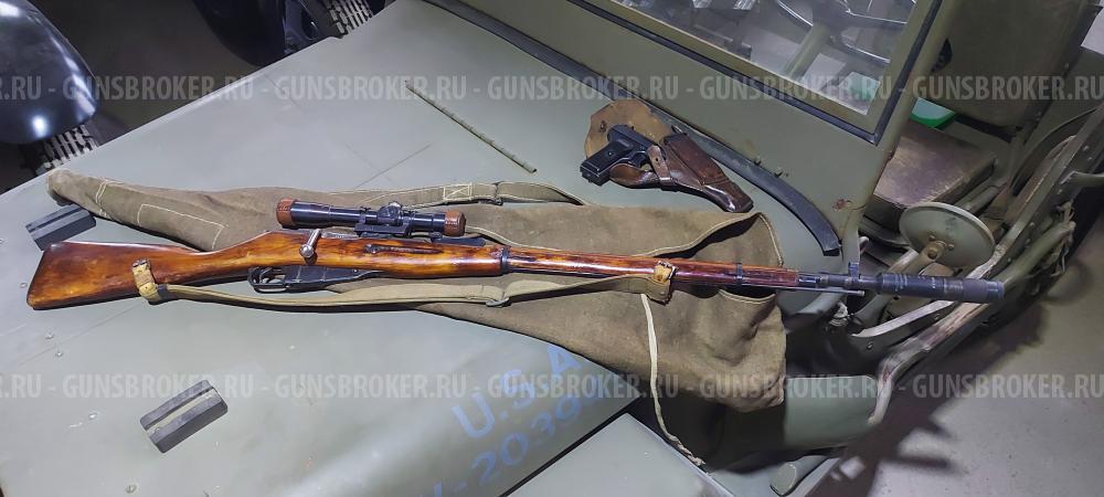 Снайперская винтовка Мосина ПЕ БРАМИТ СХП 1943 год