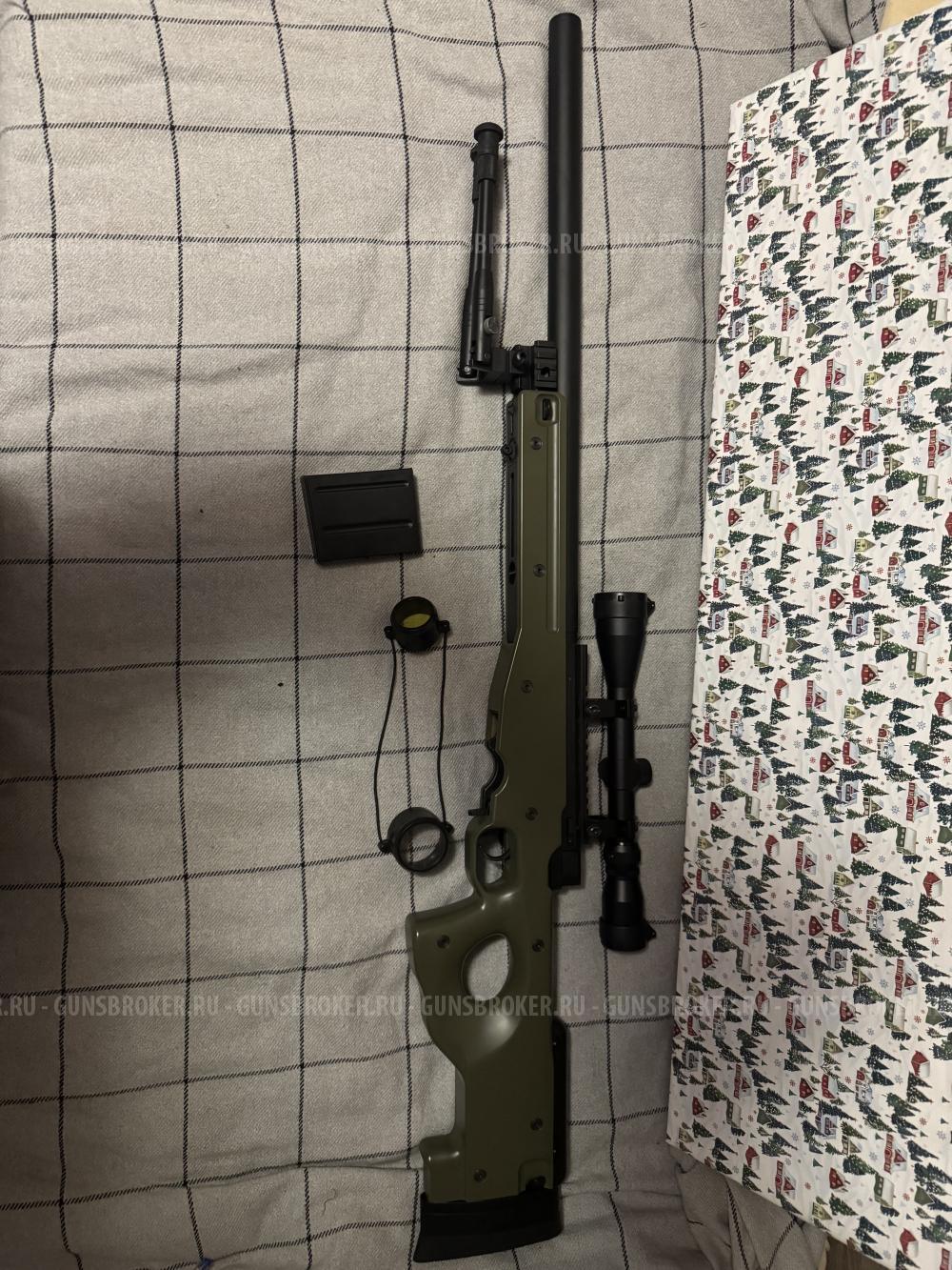 Снайперская винтовка Snow Wolf L96A1 spring OD (SW-026A(OD))