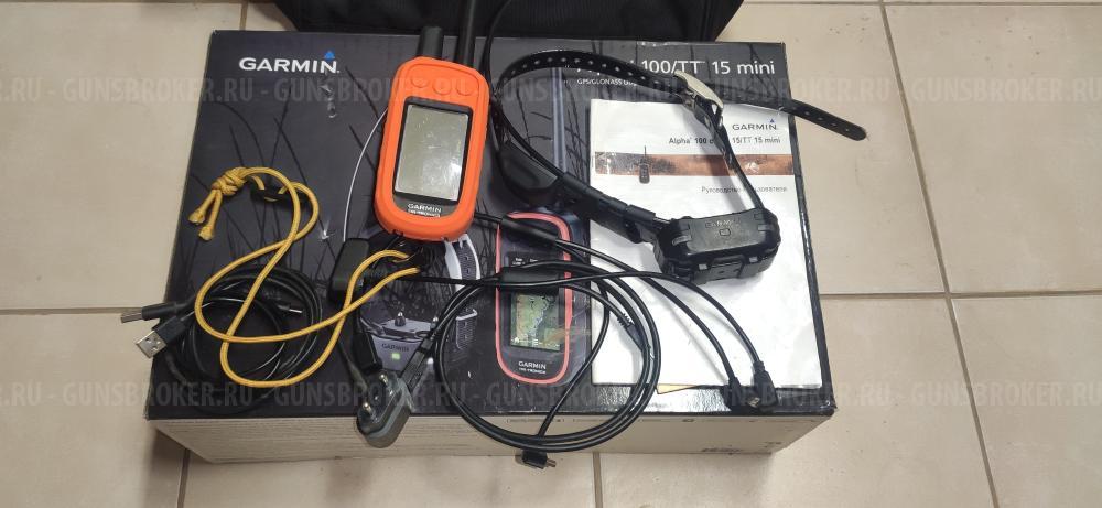 Собачий навигатор Garmin Alpha 100 с ошейником TT15 EU