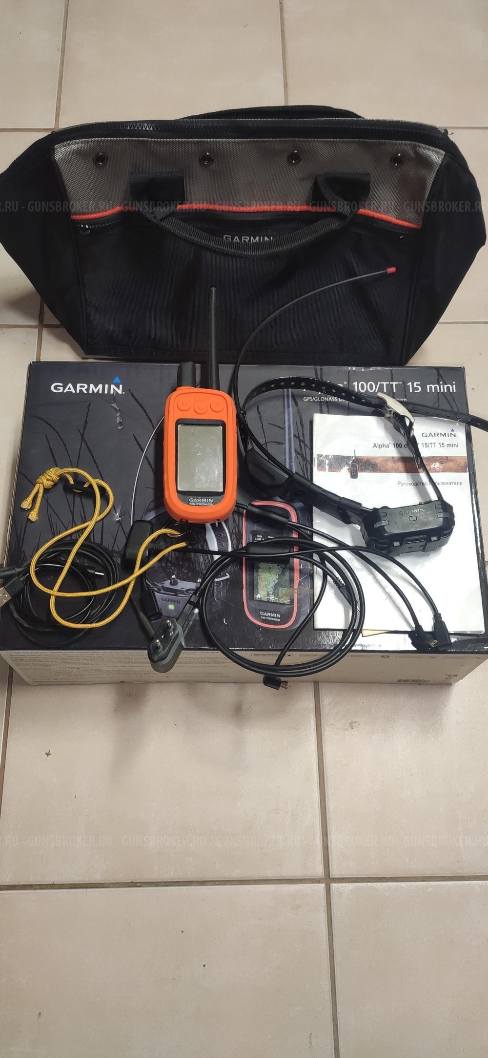 Собачий навигатор Garmin Alpha 100 с ошейником TT15 EU
