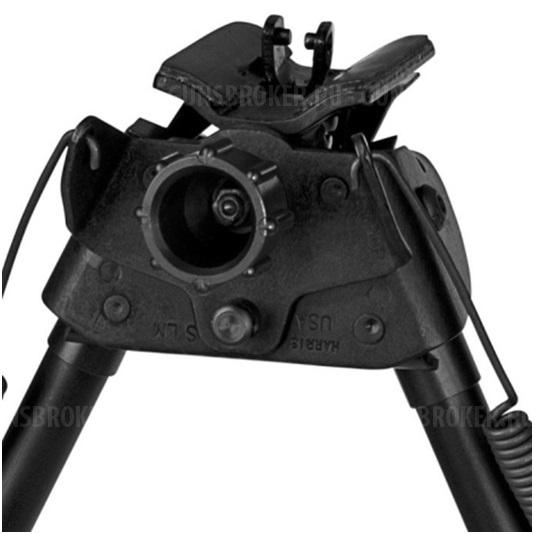 Сошки Bipod Harris HBLMS серии S модель LM, 23-33 см + Адаптер Harris №4 + "Серьга"