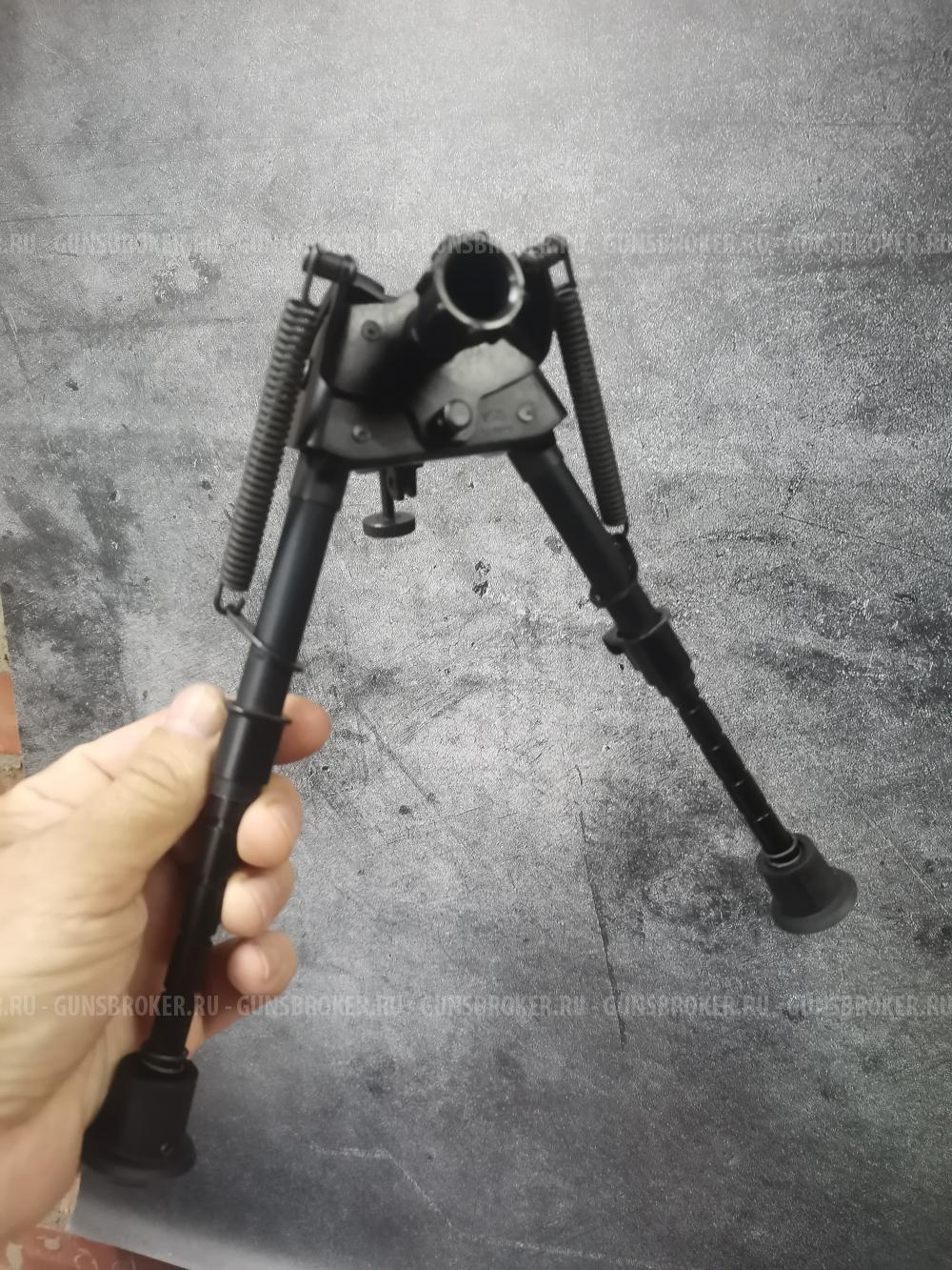 Сошки Harris USA серия S, модель BRM 6-9", С качалкой