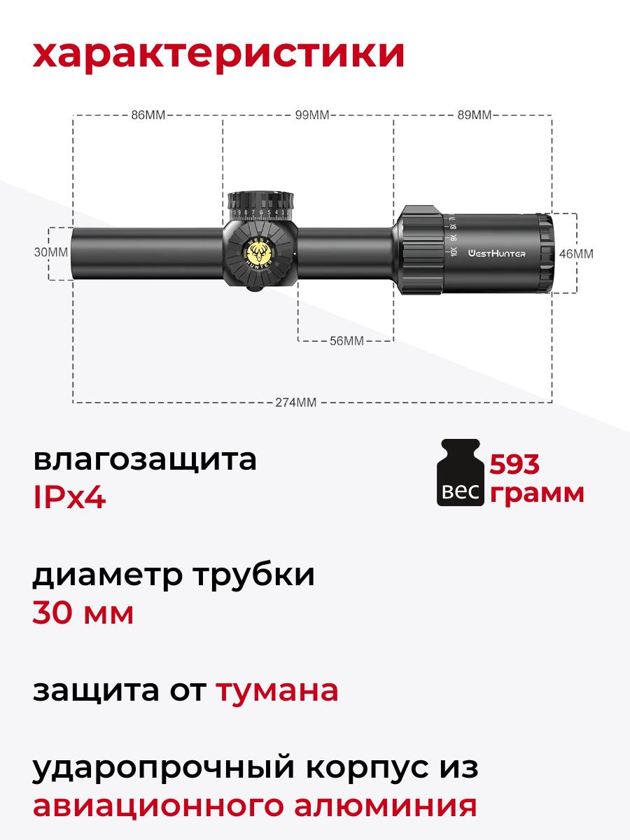 Прицел  HD GEN2 1-10X24 IR