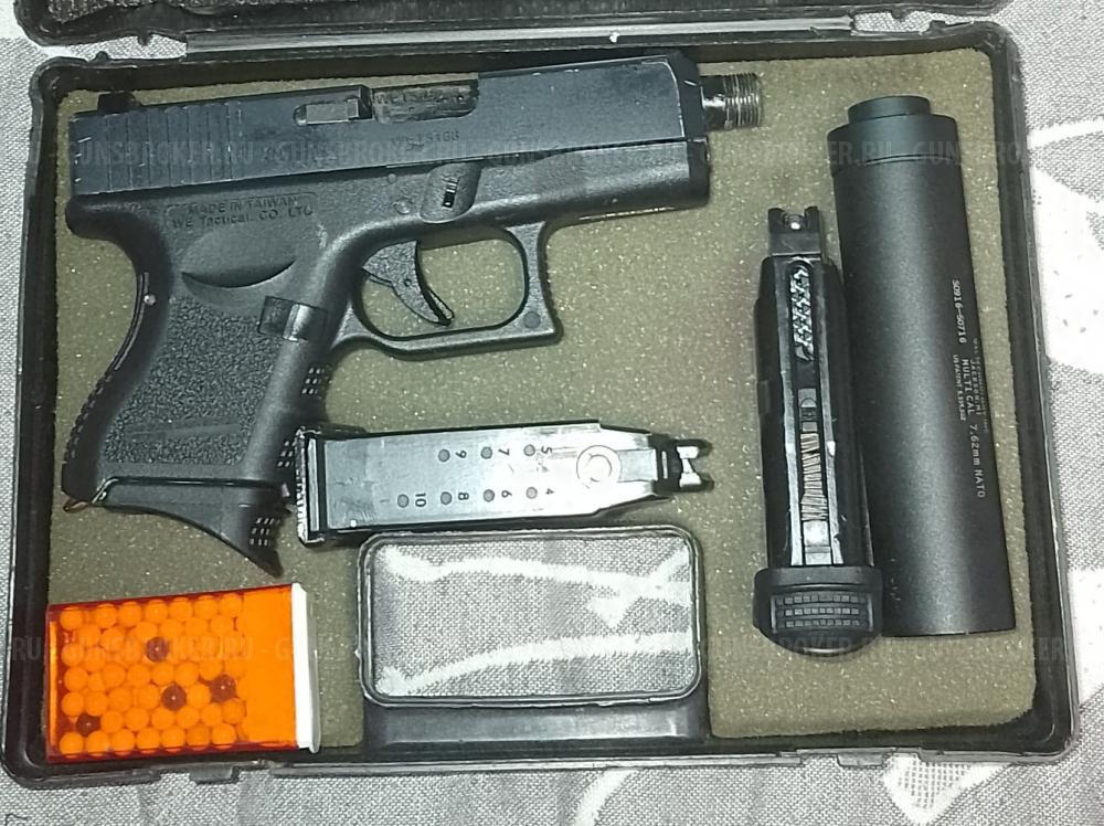 Сpайкбольная верcия пистолета Glock 26