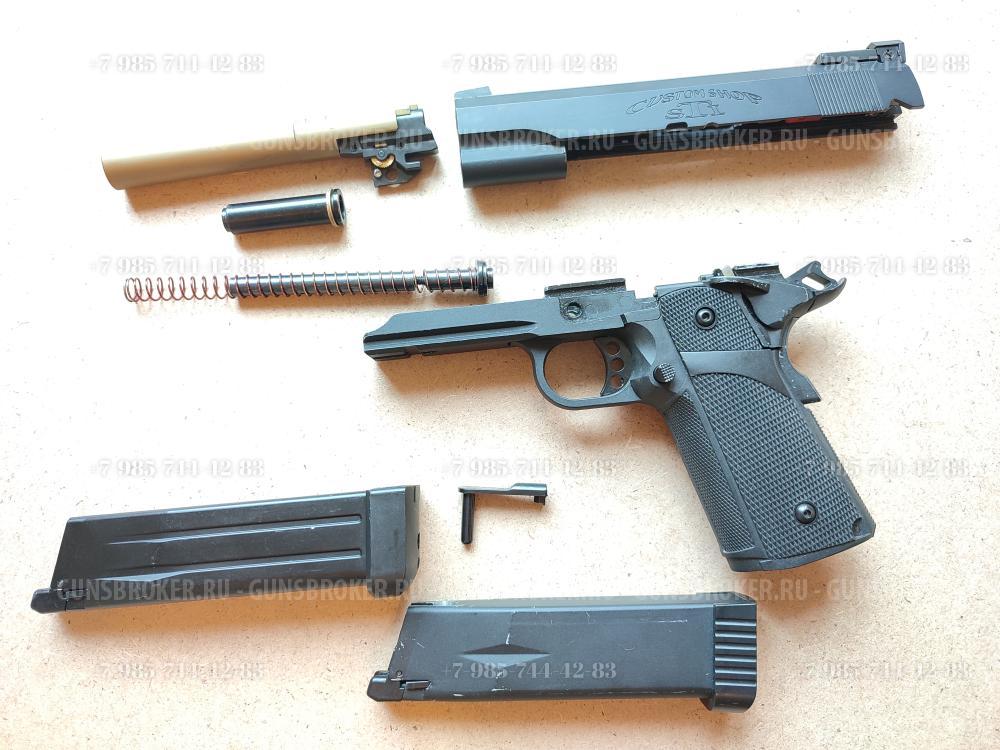 Стальной GBB пистолет Colt 1911/STI Infinity 2011/ Hi Capa, блоубек, стальной затвор