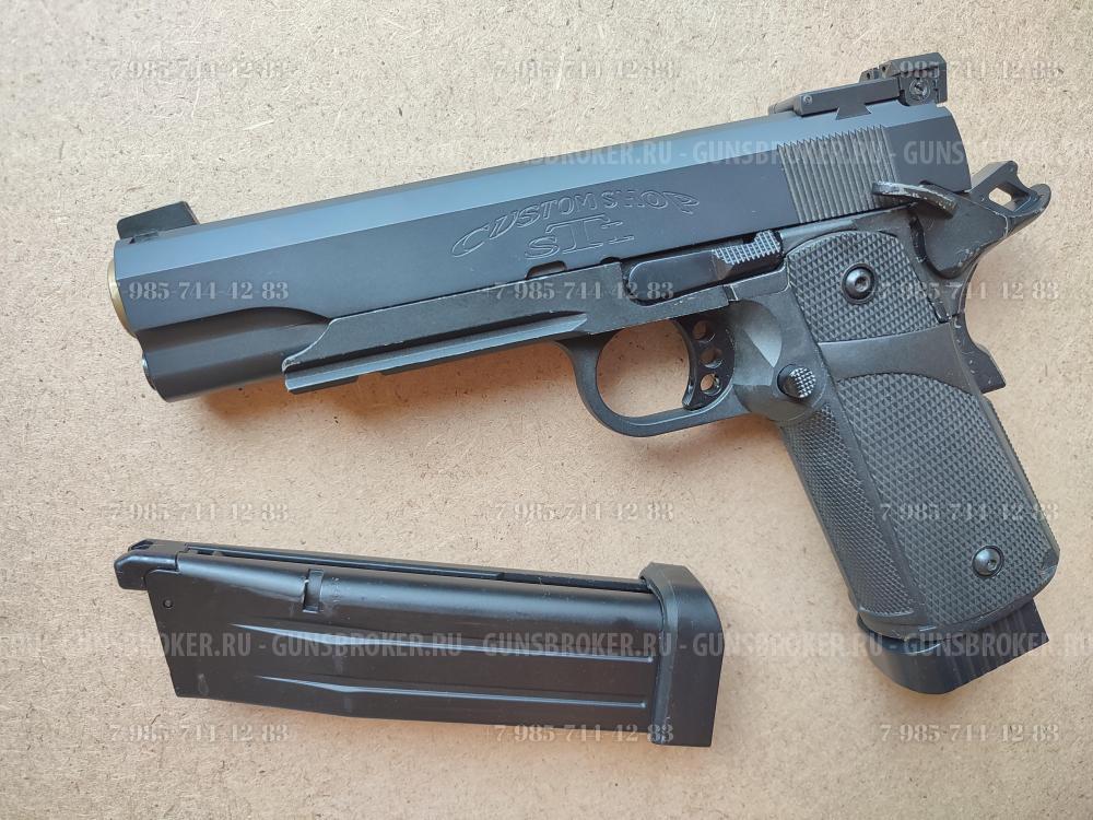 Стальной GBB пистолет Colt 1911/STI Infinity 2011/ Hi Capa, блоубек, стальной затвор