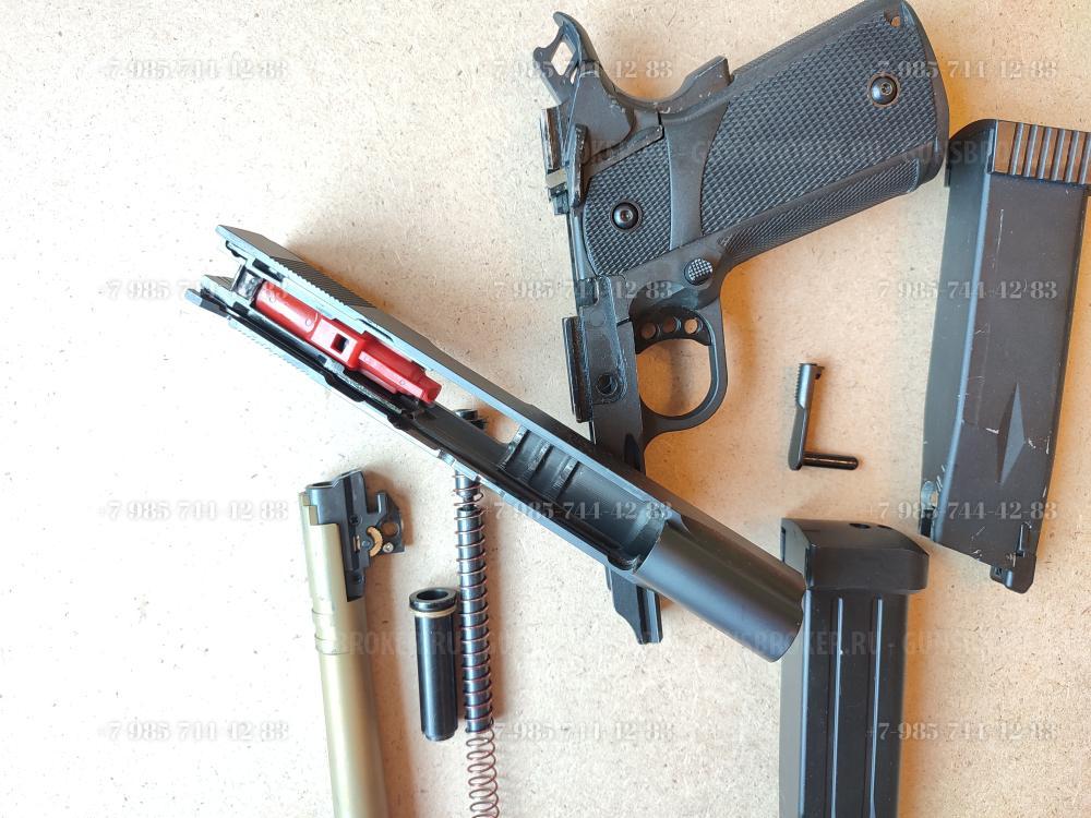 Стальной GBB пистолет Colt 1911/STI Infinity 2011/ Hi Capa, блоубек, стальной затвор