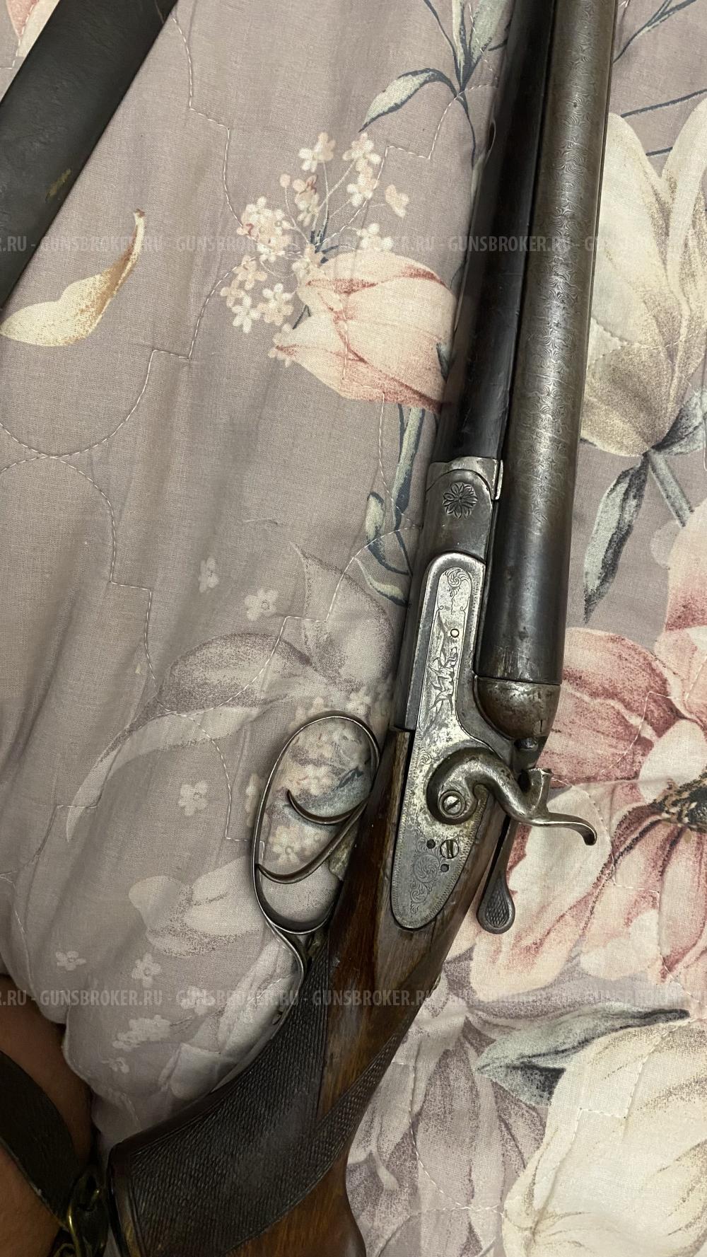старинное курковое ружье