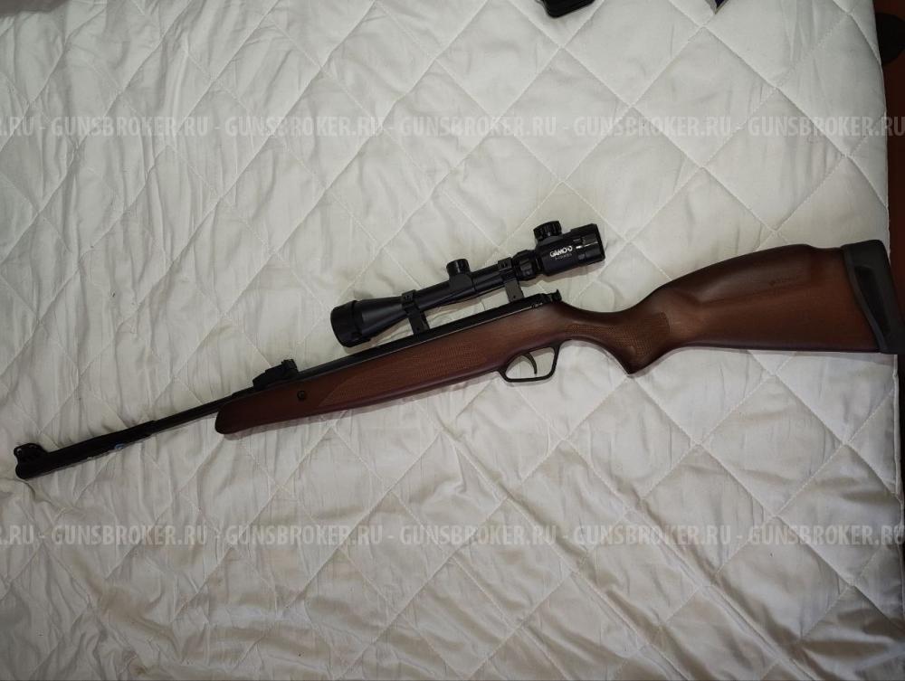 stoeger a30 wood +Оптический прицел Gamo 3-9x40EG, Mil-Dot, подсветка