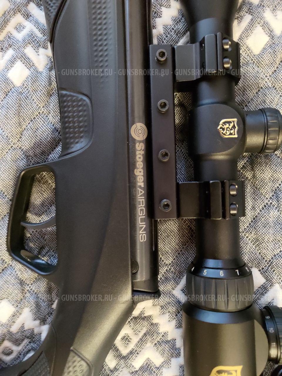 Stoeger RX40 Synthetic 4,5 мм" с прицелом "Nikko Stirling AIRKING 2-7x32 AO, сетка Half MD