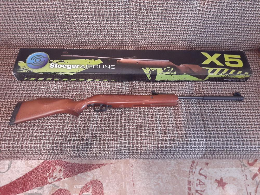 Stoeger X5 Wood + пули 4.5 мм и усиленная пружина