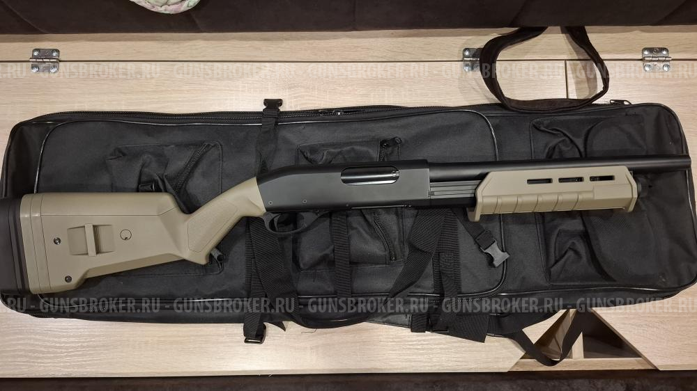 Страйкбольный Дробовик Cyma Remington M870 MAGPUL TAN (Металл, пластик). 6 ММ. + Сумка 