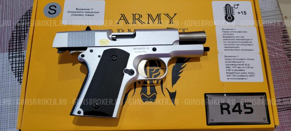 Страйкбольный пистолет Army Armament Colt Detonics.45 GGB