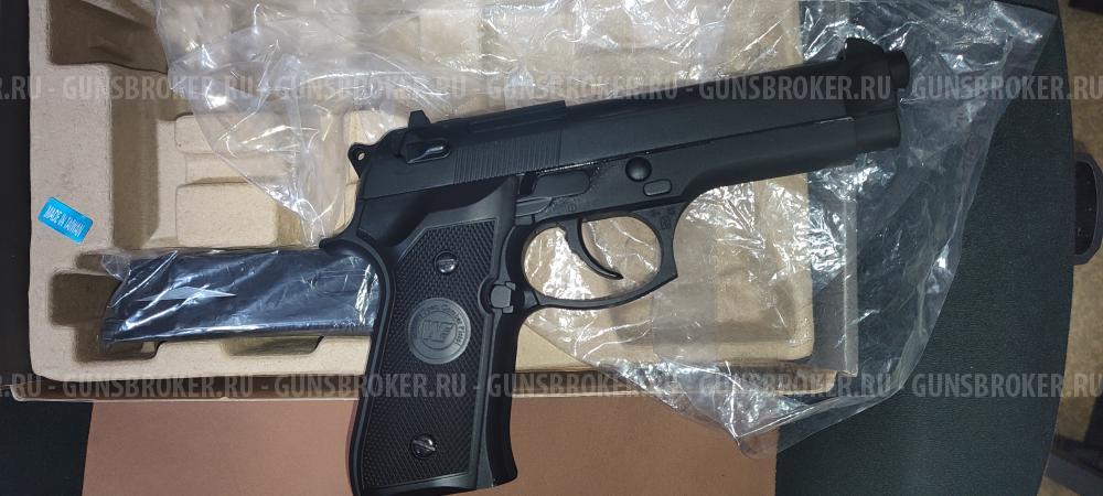 Страйкбольный пистолет Beretta M92F, WE, greengas (gp301)