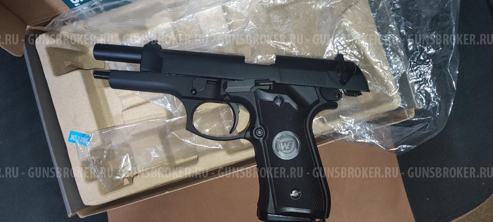 Страйкбольный пистолет Beretta M92F, WE, greengas (gp301)