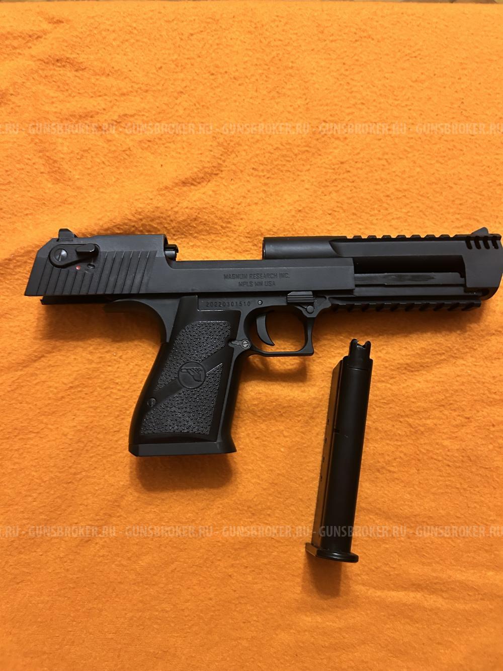 Страйкбольный пистолет Cybergun WE Desert Eagle .50AE GBB Black