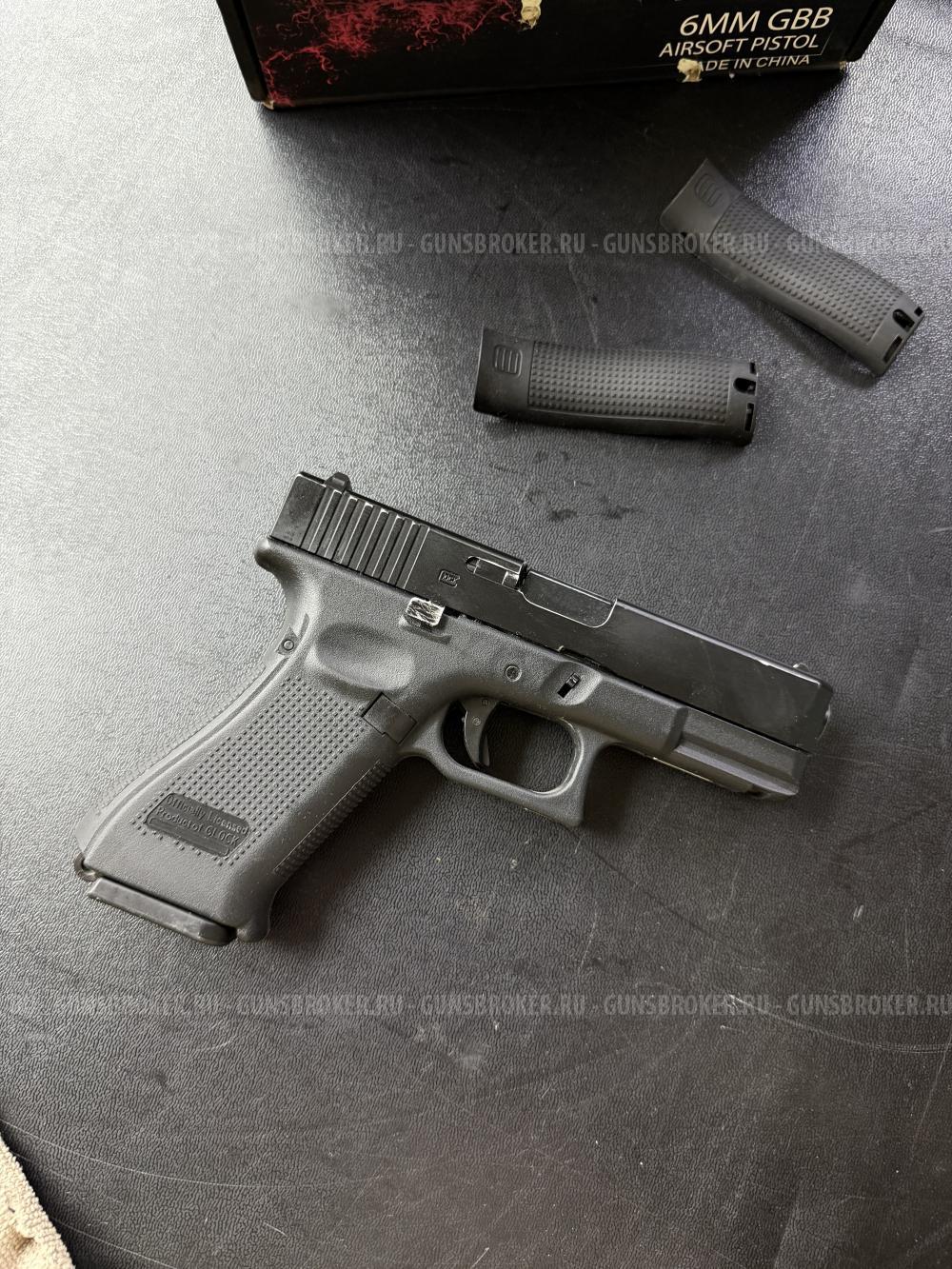 Страйкбольный пистолет East Crane Glock 19X Gen.5 GBB Black (EC-1302-BK)