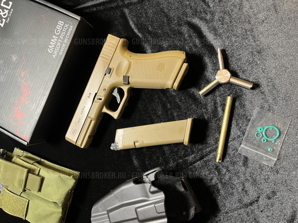 Страйкбольный Glock 17 Gen 5 GBB East Crane