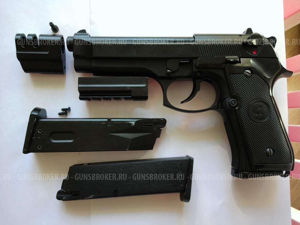 Страйкбольный пистолет KJW Beretta M9A1