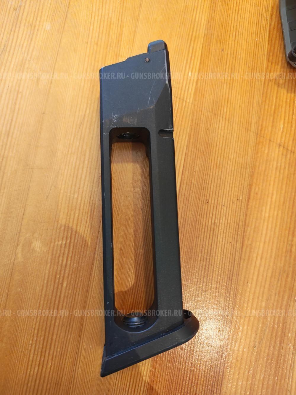 Страйкбольный пистолет KJW CZ P-09 TBC (6 мм, GBB, Gas, удлиненный ствол)