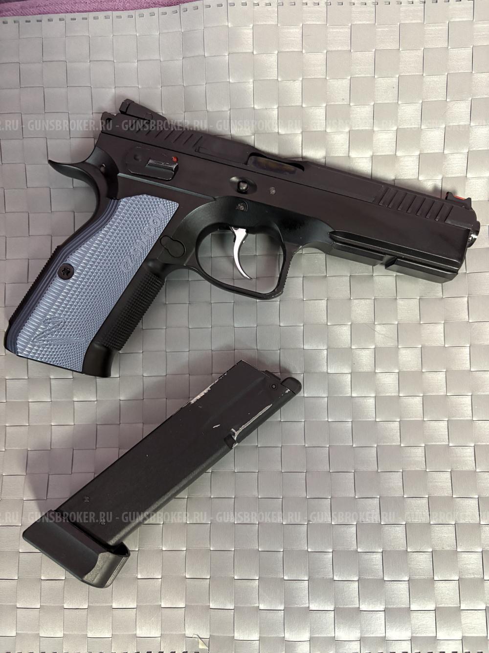 Страйкбольный пистолет KJW CZ Shadow 2, Green Gas GBB