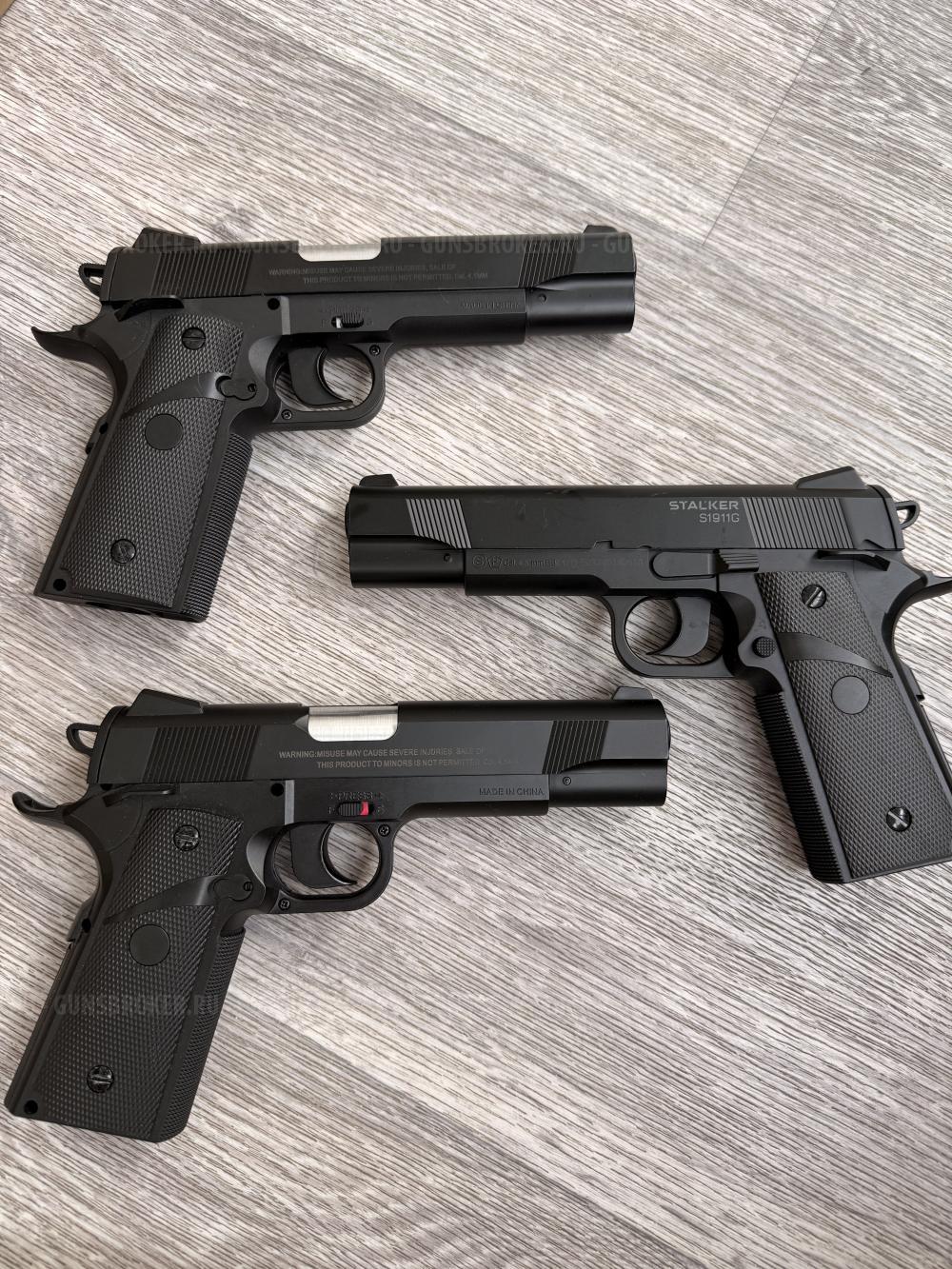 Пневматический пистолет stalker s1911g