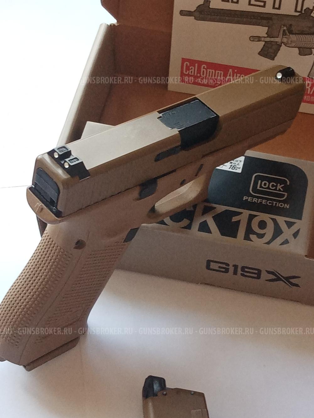 Страйкбольный пистолет VFC (Umarex) Glock 19X GGBB + доп. магазин