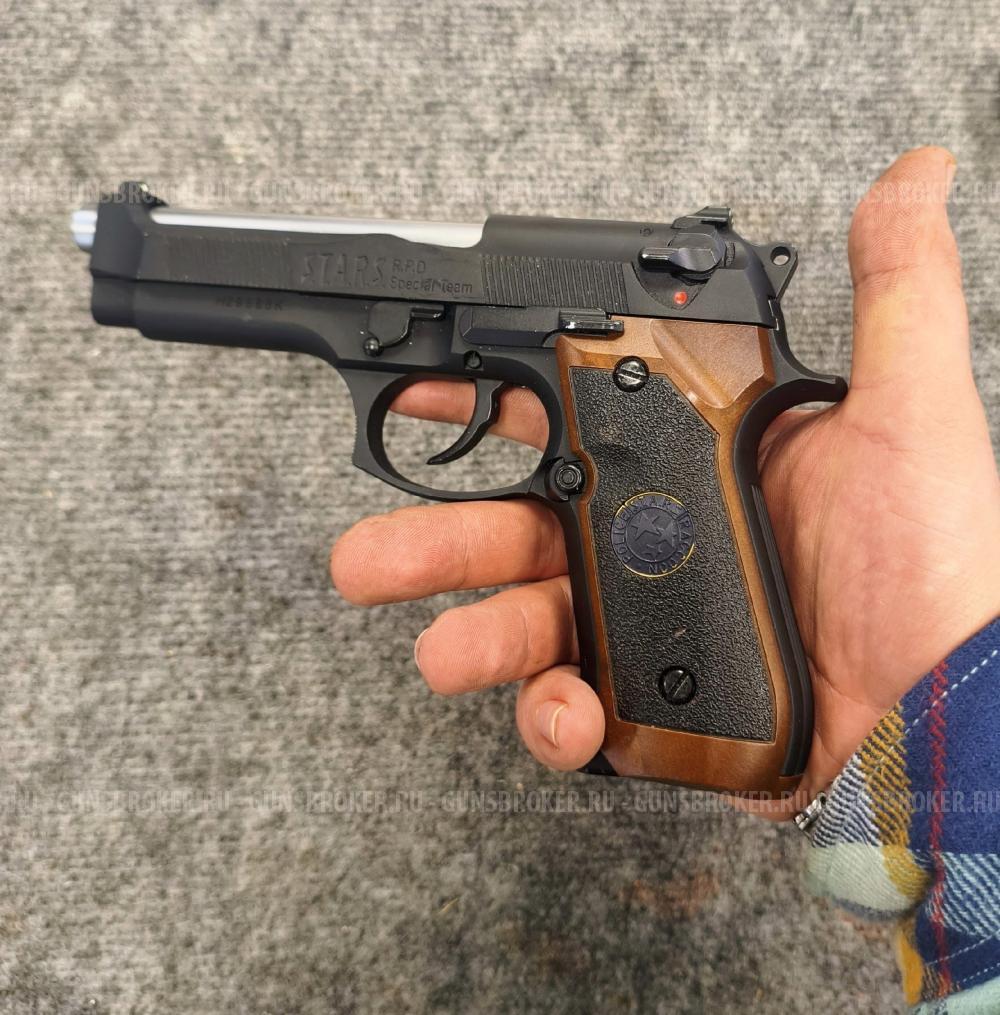 Страйкбольный пистолет WE Beretta M92F Samurai Edge (Resident Evil)