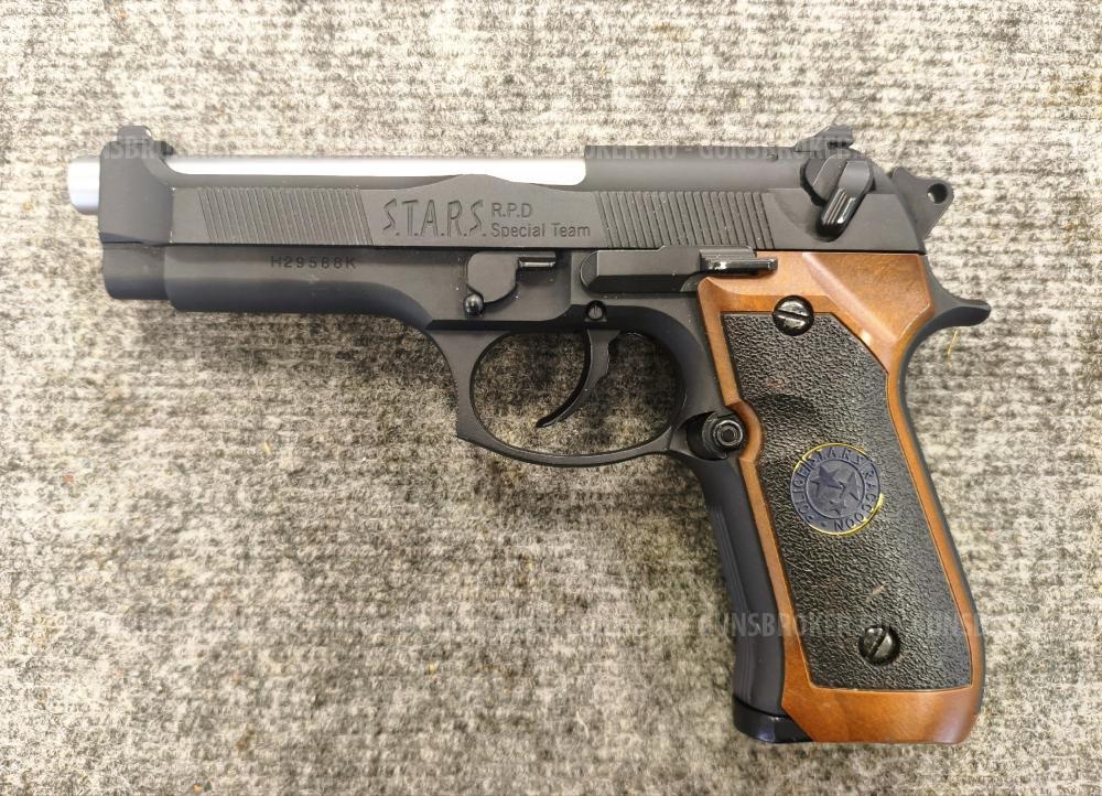 Страйкбольный пистолет WE Beretta M92F Samurai Edge (Resident Evil)